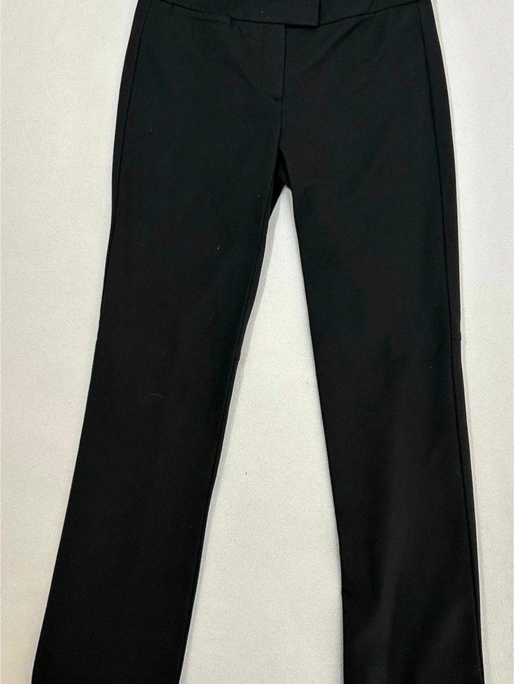 Theory Y2K Straight Leg mid rise stretch Pants Black Size 0
